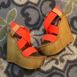 Steve Madden bandage wedge